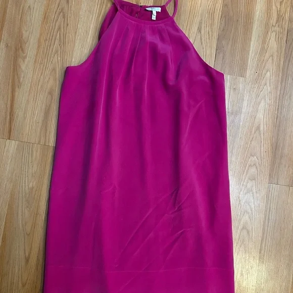 Joie Pink Silk Shift Halter Dress- Raspberry Size S - Picture 3 of 5